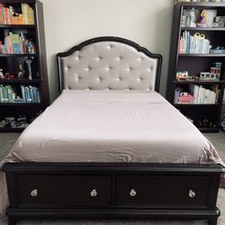 Full Size Bed Frame with mattress