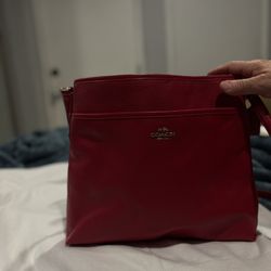 Red Coach Bag