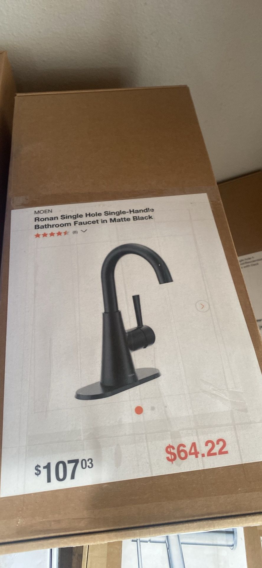 MOEN Bath Faucet Black