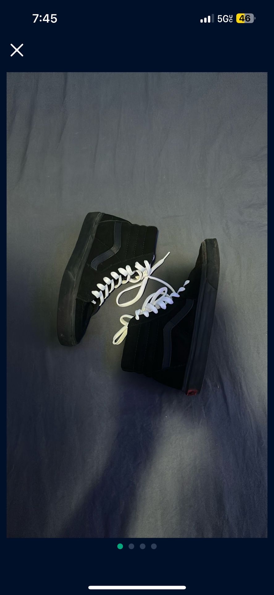 Vans Off The Wall High Top SK8 Size 6.5
