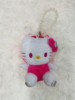 Pink Hello Kitty Backpack Keychain