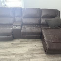 Leather Couch 
