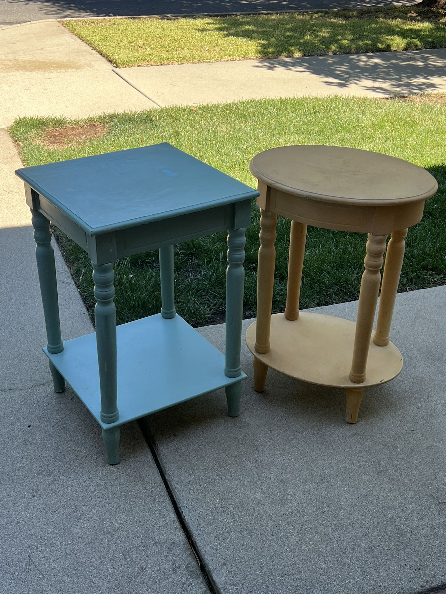 Country Style End Tables