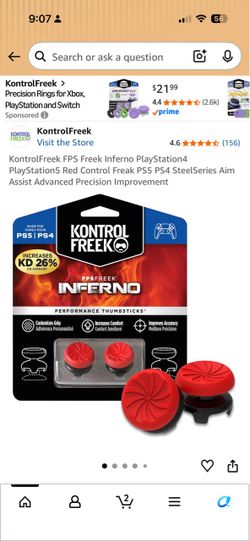 KontrolFreek FPS Freek Inferno PS5/PS4 Thumbsticks