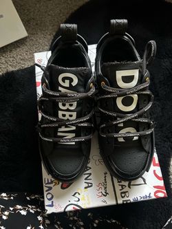 Dolce & Gabbana Black Logo Sneakers