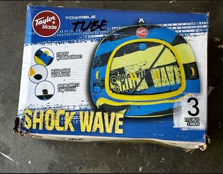 Taylor Made Shock Wave 3-Person Blue Towable Tube