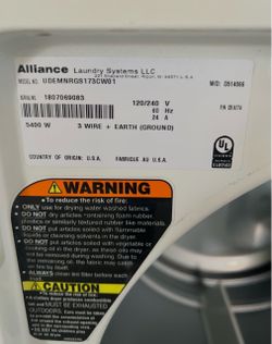 UniMac Heavy-Duty Commercial Electric Dryer — $500