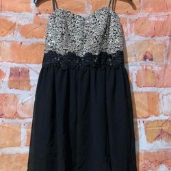 Women’s Black & Pink Party Dress