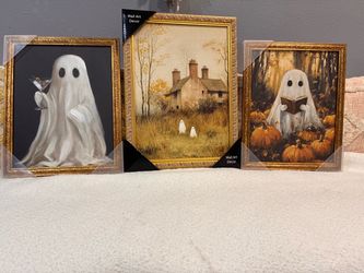 Halloween canvases $20 each