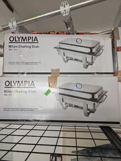 2 chafing dishes used once. Clean!