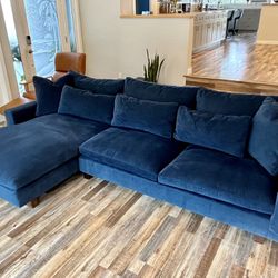 West Elm Chaise Sectional Sofa