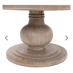Solid Pine Wood Table Base