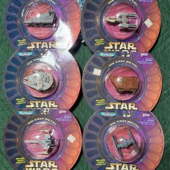 Lot Of 6 Star Wars 1996-97 Micro Machines Die-cast Vehicles