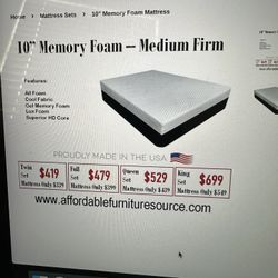 Memory Foam matress 