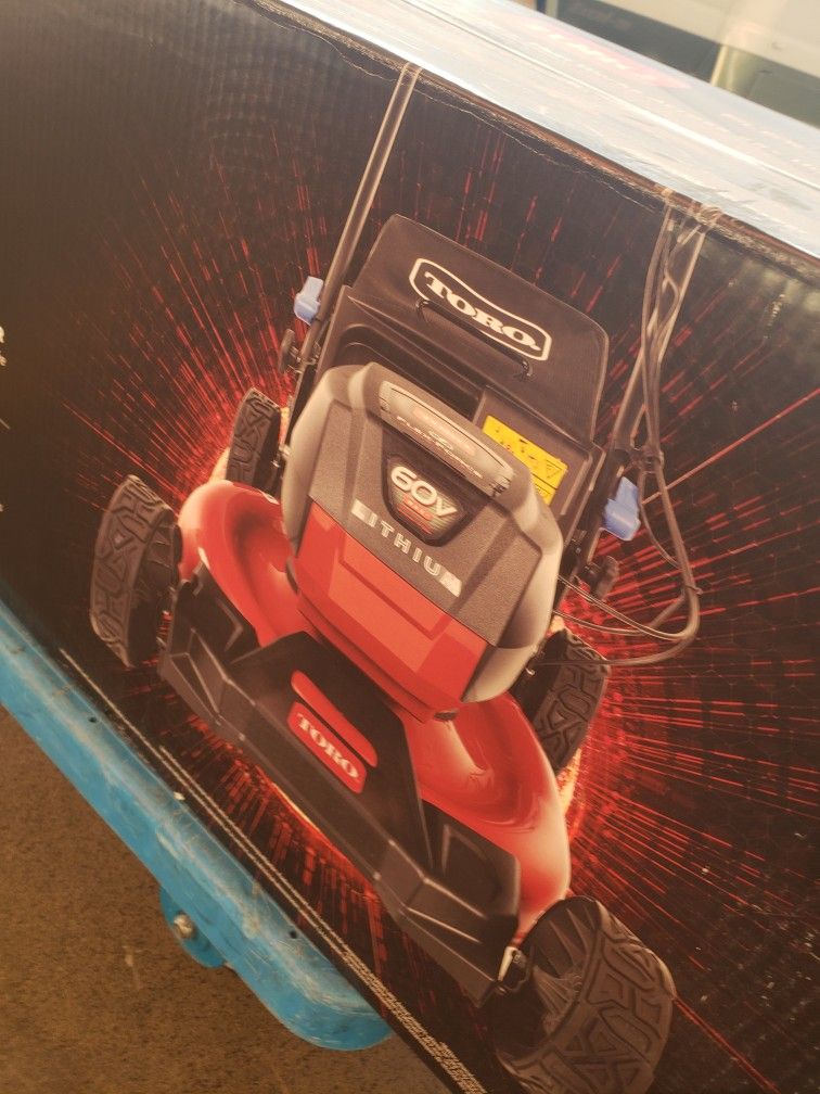 60v Toro Cordless Electric Lawn Mower