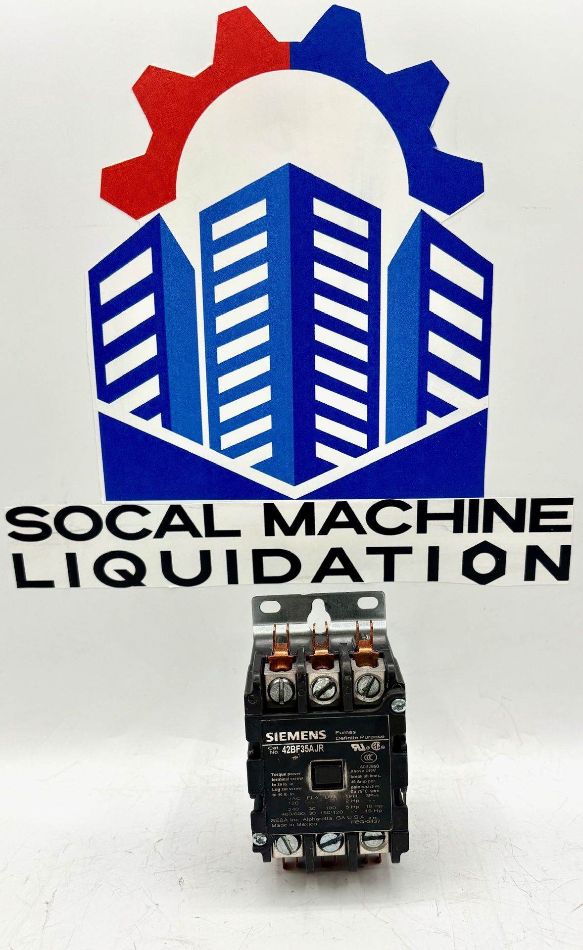 SIEMENS / 42BF35AJR / Contactor 3-Pole, 24V, 30A