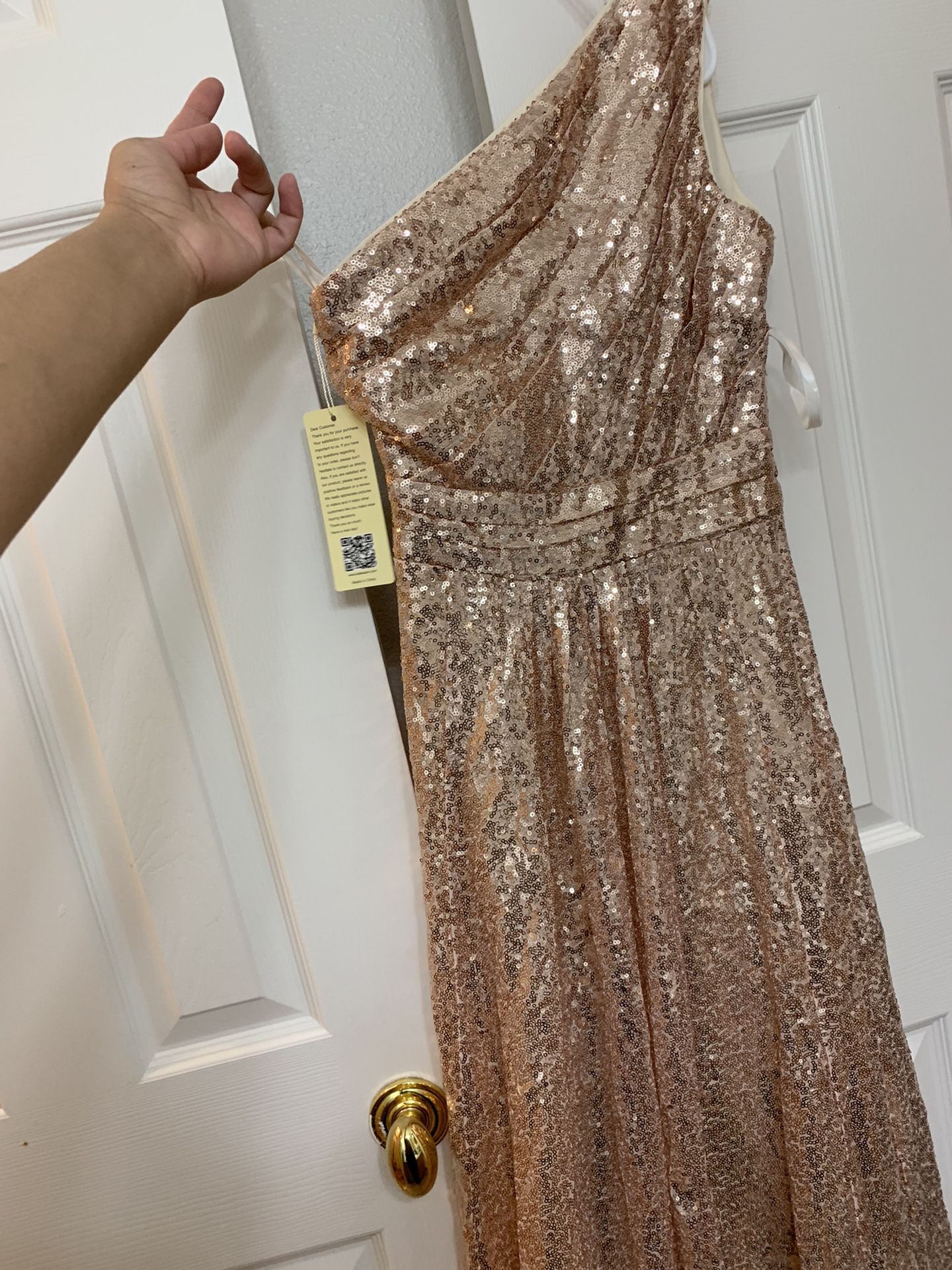 Rose Gold Shimmery Dress