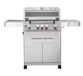 Monument Mesa 405BZ Stainless Steel 5 -Burner Infrared Liquid Propane Gas Grill 1 -Side Burner