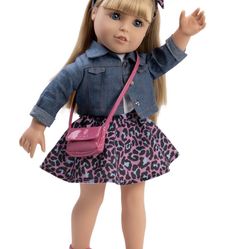 ADORA 18-inch Doll Amazing Girls Claire Cheetah Chic (Amazon Exclusive)