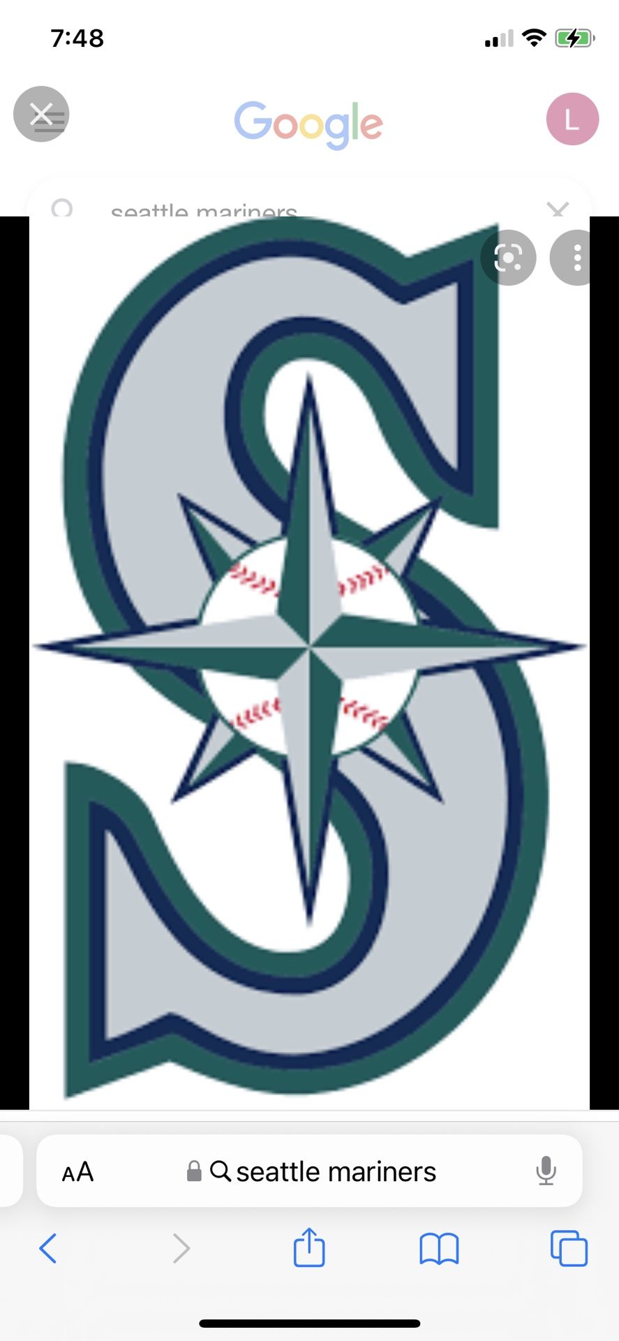 Mariners Opening Day Ticket 4/15 $50