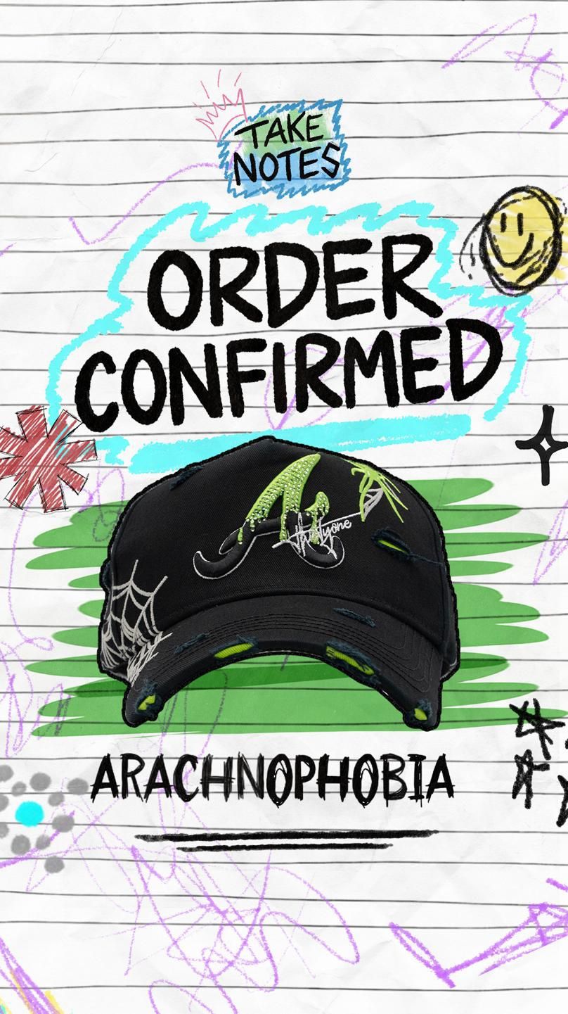 31 HAT ARACHNOPHOBIA HAT 1/2000