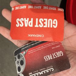 Cinemark Guest Passes