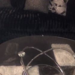 Fluffy Couch With Side Tables 