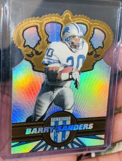 Barry Sanders Gold Die-Cuts SSP LIONS
