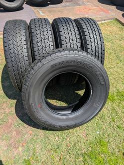 5 new 255/75/17 Bridgestone dueler at tires