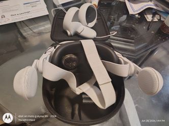 Meta Quest 2 VR Headset with Controllers, Case, and Logitech Chorus Audio 256gb