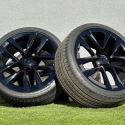 2024 21” Tesla Model X Wheels Model S Factory oem rims 5x120 All Season Goodyear Tires