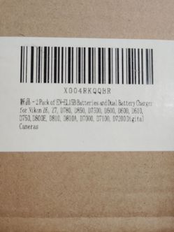 EN-EL15B 2-Pack Batteries and Dual Charger for Nikon