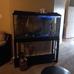 65 Gallon Fish Aquarium  Comes With Everything 