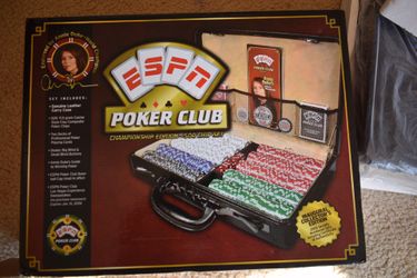 Brand new poker set