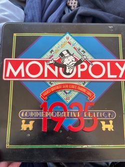 Monopoly 1935 Commemorative Edition Tin