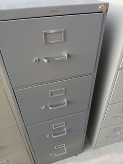 Light Grey office furniture Has key