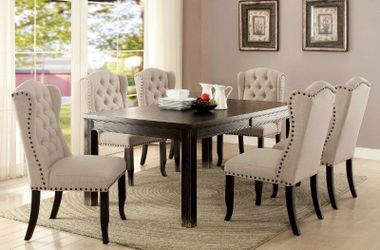 7 Piece Dining Set(Table & 6 Side Chairs) - ($1,095.00)