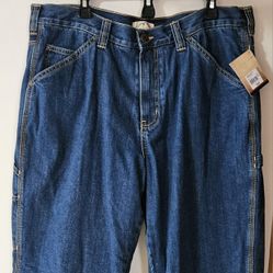 38 X 30 NWT Men's Blue Mountain Fleece Lined Denim Jean