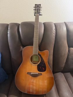 Used Yamaha FGX 800C SAND BURST Acoustic Electric Guitar