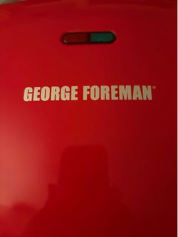 George Foreman Electric Grill – Red – Works Great