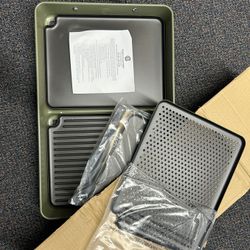 7-Piece BBQ Grill Pan with Removable Nonstick Plates