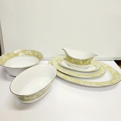 Sango China Blue Ridge Set 