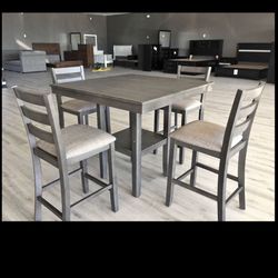 New Counter Height Set 5pc 