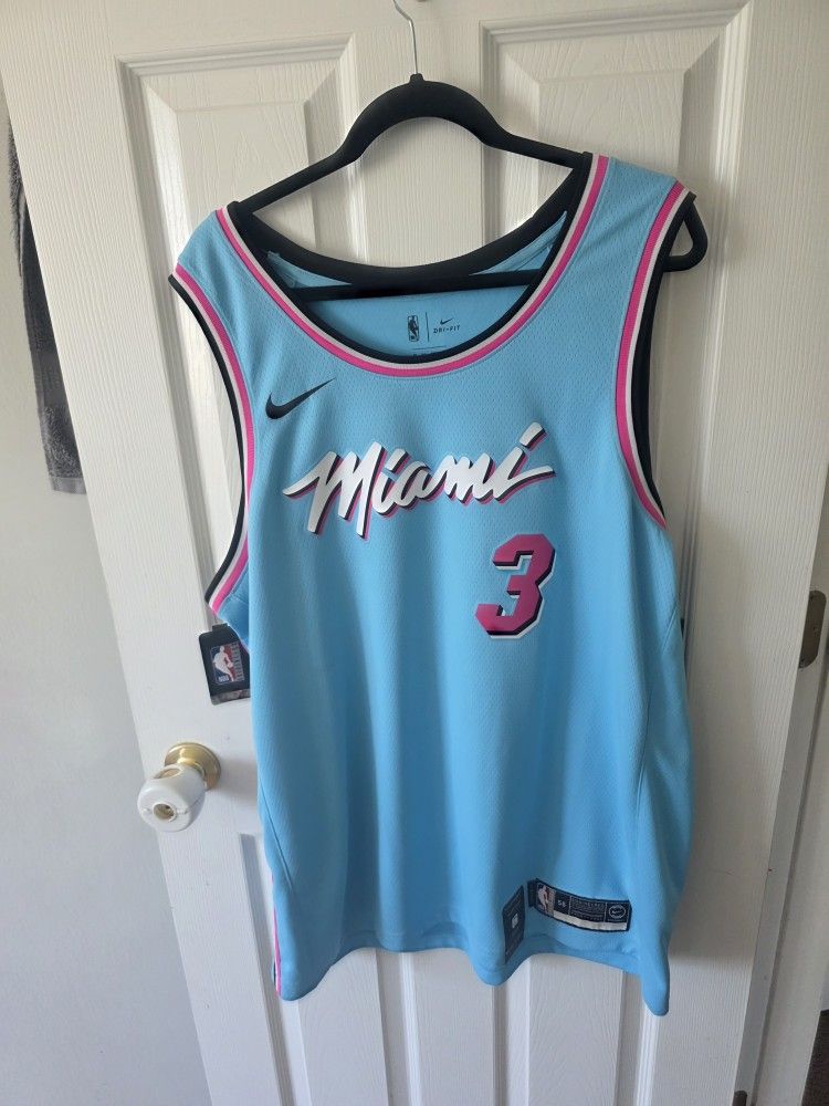 Nike Miami Heat Dwayne Wade Vice South Beach jesey size 2xl