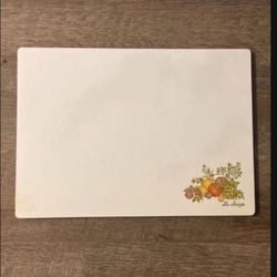 Vintage Corningware  La Sauge 10” X 14” Cutting Board