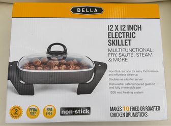 Bella 12x12 Inch Electric Skillet