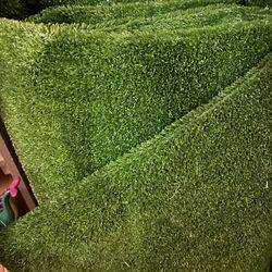 Faux grass party background
