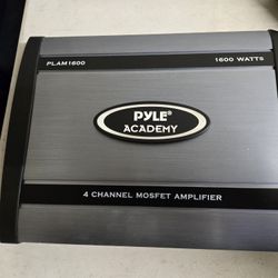 Pyle PLAM1600 is a 4-channel, 1600-watt bridgeable car amplifier. 