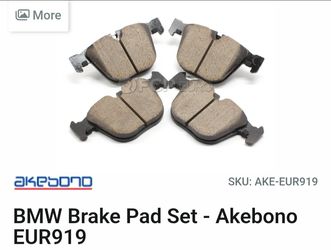 Akebono EUR919 ceramic brake pads