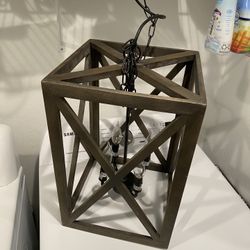 Wooden Chandelier (Never Used)